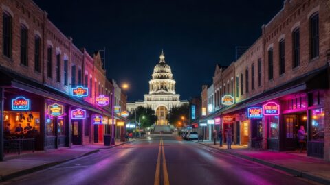 Austin Walking Tour: 6th Street Music to Barton Springs