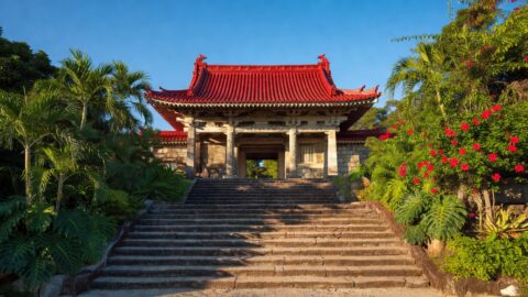 Naha Okinawa Kokusai Dori and Shuri Castle Walking Tour