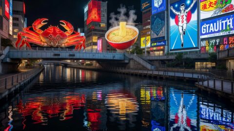 Osaka Walking Tour: Dotonbori Neon to Osaka Castle