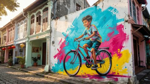 George Town Walking Tour: Penang Heritage Shophouses and Street Art