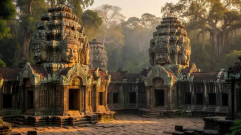 Siem Reap Walking Tour: Angkor Wat Temple Complex Route
