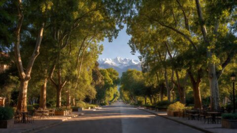 Mendoza Argentina Walking Tour: Wine Capital, Tree-Lined Boulevards and Andes Backdrop