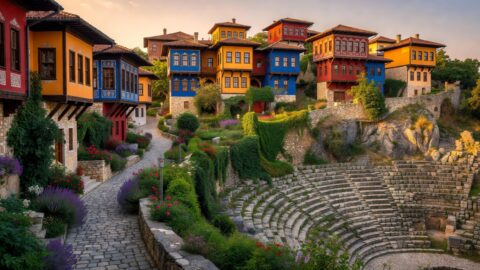 Plovdiv Bulgaria Walking Tour: Old Town, Kapana Creative Quarter and Roman Ruins