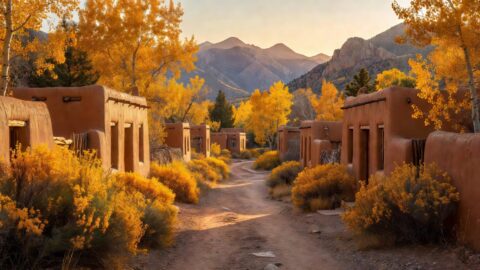 Santa Fe New Mexico Canyon Road Gallery and Plaza Walking Tour