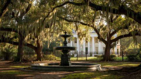 Savannah Georgia Forsyth Park and Historic Squares Walking Tour