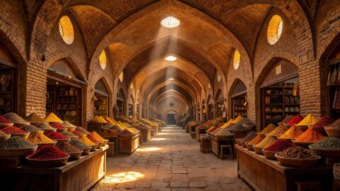Tehran Grand Bazaar Walking Tour: Caravanserai Vaults, Spice Merchants and Persian Trade